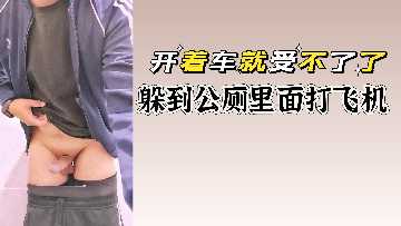 开着车就受不了了躲到公厕里面打飞机